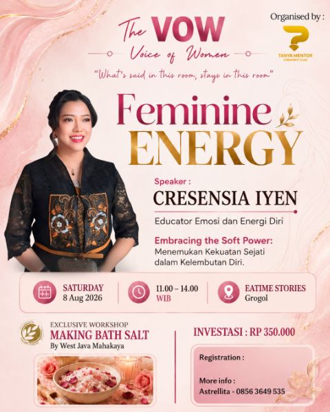 The VOW - Voice of Women "Feminine Energy"-TANYA MENTOR|Ref.id