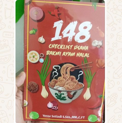 Pre Order Buku 148 Checklist Usaha Bakmi Ayam Halal